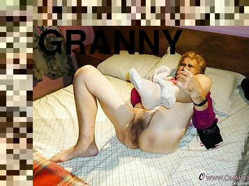 OmaGeiL Granny and Mature Slides in Compilation - Big melons