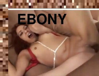 Huge cock anal for slim ebony