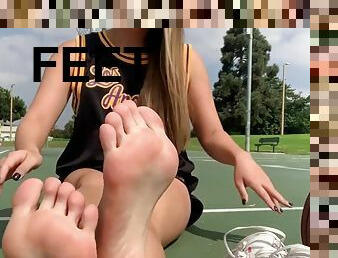 Ultra Sexy Sweaty Basketball Feet Soles