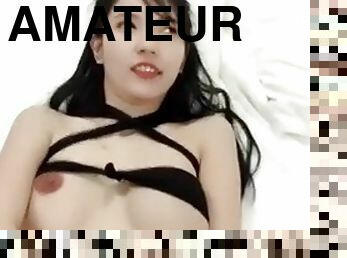 asyalı, mastürbasyon-masturbation, amatör, web-kamerası, tek-kişilik, muziplik