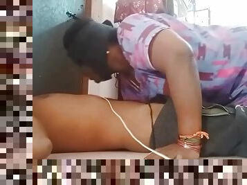 Tamil sexy housewife sucks husbands penis  hot sex