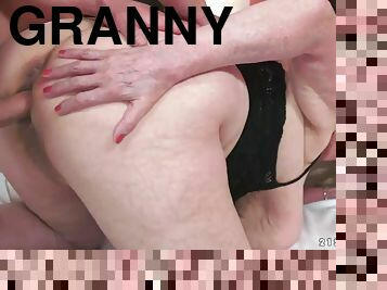 Horny granny and her lover