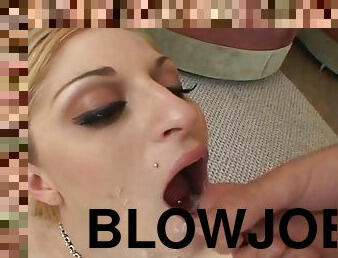 blowjob-seks-dengan-mengisap-penis, berambut-pirang, ejakulasi-beberapa-pria-pada-wanita, pengisapan