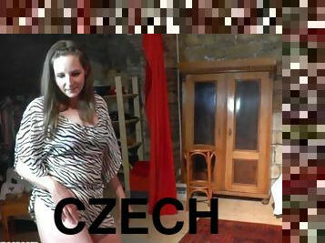 Chubby chick does stripshow czech and fuck with a stranger