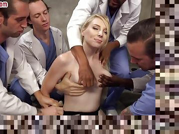 Gangbang Ir Whore Rough Humped In Bdsm By Many Doctors