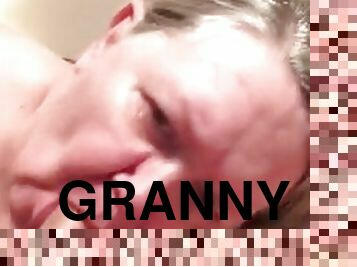 Bbw granny blowjob