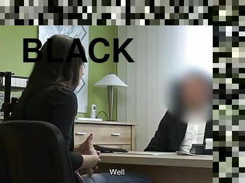 Ms. black screwed in the office