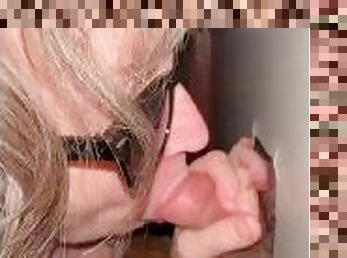 Blowjob with Cum at Gloryhole