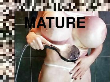 poosiepoosie - Shower Strip and Masturbation - Solo