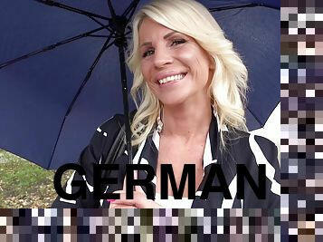 GERMAN SCOUT - HOT MILF TIFFANY RAW / CHOKE BAREBACK FUCK / PUBLIC PICKUP CASTING - Tiffany rousso