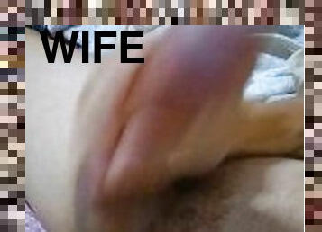 mastubasi, isteri, amatir, cumshot-keluarnya-sperma, penis-besar, handjob-seks-dengan-tangan-wanita-pada-penis-laki-laki, sentakkan, dapur, cantik, seorang-diri