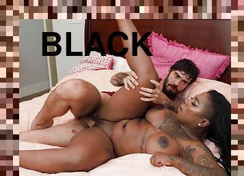 Pleasurable black BBW Gogo Fukme horny xxx movie