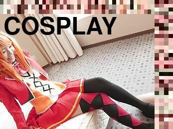 Cosplay Jap nasty hussy aphrodisiac porn video