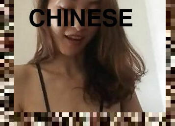 Chinese girl help jerk off
