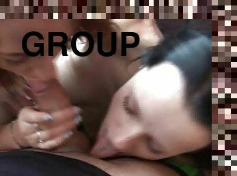 Home Party Turns into Group Sex Orgy