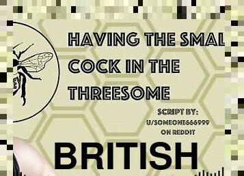 [F4M Audio] Having the Smaller Cock in the Threesome [British Accent][College][SPH][Size comparison]