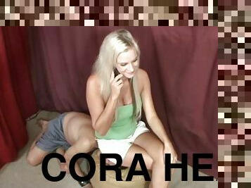 Cora head sitting