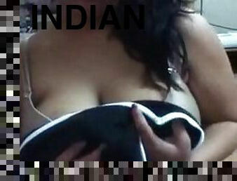 Desi nri takes ejaculation with dirty audio