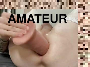 amatør, anal, cumshot, leke, homofil, cum, webkamera, dildo, alene, twink