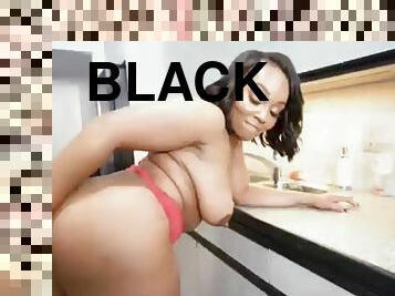 Black mom fucking her step son