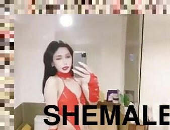 Shemale, solo, hentai, masturbation