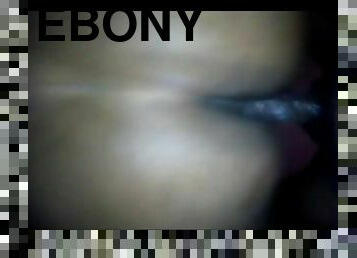She is leaking from my bbc amazing ebony creampie