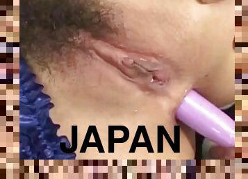 Japanese gets stiff toys to drill her needy love holes