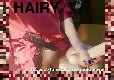 Hairy trans girl fucking a fuck doll for valentines day