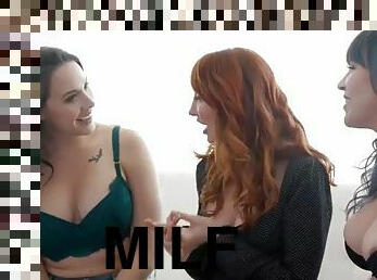 MILFXMILF - Trio of Lesbian Babes Enjoy Threesome Sex on the Couch