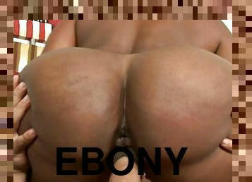 Big ass ebony getting hard fucked