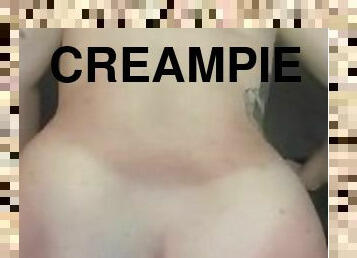 rumpe, store-pupper, orgasme, pussy, amatør, tenåring, creampie, par, cum, virkelig