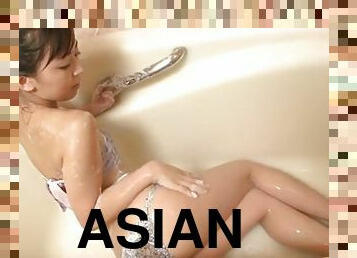 asiatiche, bagno, giapponesi, mutandine, biancheria-intima, doccia, bagnate