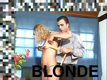 anal, ados, brésil, blonde
