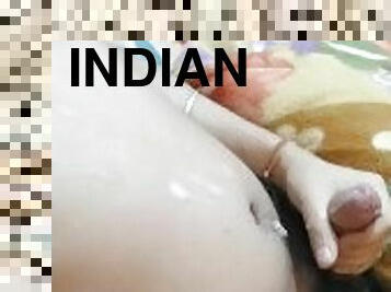 Indian twink bursting out huge Load