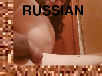 Ass fuck in the bathroom