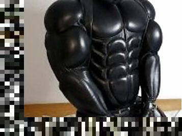 MUSCLE SUIT COSTUME FETISH OXBALLS SMITIZEN MASK