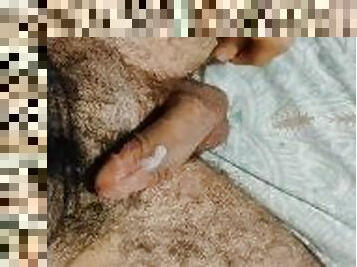 berambut, besar-huge, besar-sekali, orgasme, penis-besar, homo, sperma, seorang-diri, berotot, penis