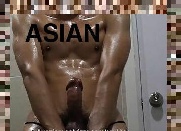 asia, amatir, penis-besar, homo, handjob-seks-dengan-tangan-wanita-pada-penis-laki-laki, seorang-diri, berotot, penis