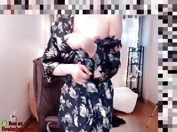 asia, mastubasi, amatir, remaja, webcam, seorang-diri, korea, menggoda