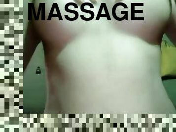 Big boob massage and tight pussy fingering 