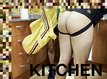 Second part of fucking in the kitchen