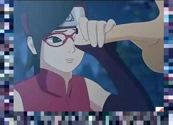 Sarada Uchiha Hard Fucking And Getting Big Creampie In Forest  Naruto Hentai 4k 60fps