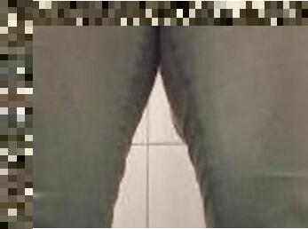 Slut peed in her pants