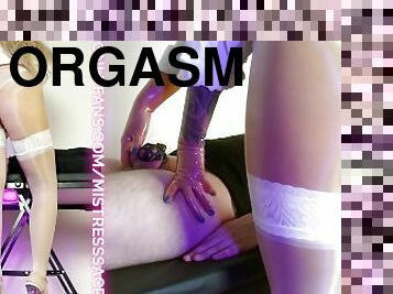 orgasmi, collant-di-nylon, ingoi, schiave, calze, sperma, cornuti, donne-dominanti, bianche, dominazione-femminile