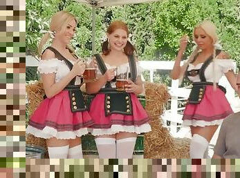 German maid nina elle seduces keiran lee at the town party