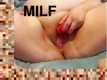 cul, clito, masturbation, chatte-pussy, milf, jouet, maman, belle-femme-ronde, pieds, ejaculation