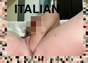 masturbación, squirting, babes, adolescente, hardcore, doble, pelirroja, zorra-slut, italiano, fetichista