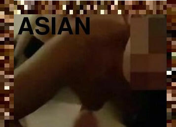 Asian Milf milks 2 Huge Teen Cocks at Step Nephew's Sleepover & used as a Fleshlight