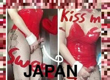 jepang, stocking-stockings, sperma, pakaian-jaring-ikan, manis-sweet