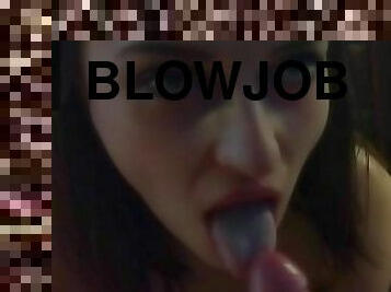 sayang, blowjob-seks-dengan-mengisap-penis, cumshot-keluarnya-sperma, sperma, teransang, ketat, sperma-sperm, jeans, pengisapan, menggoda